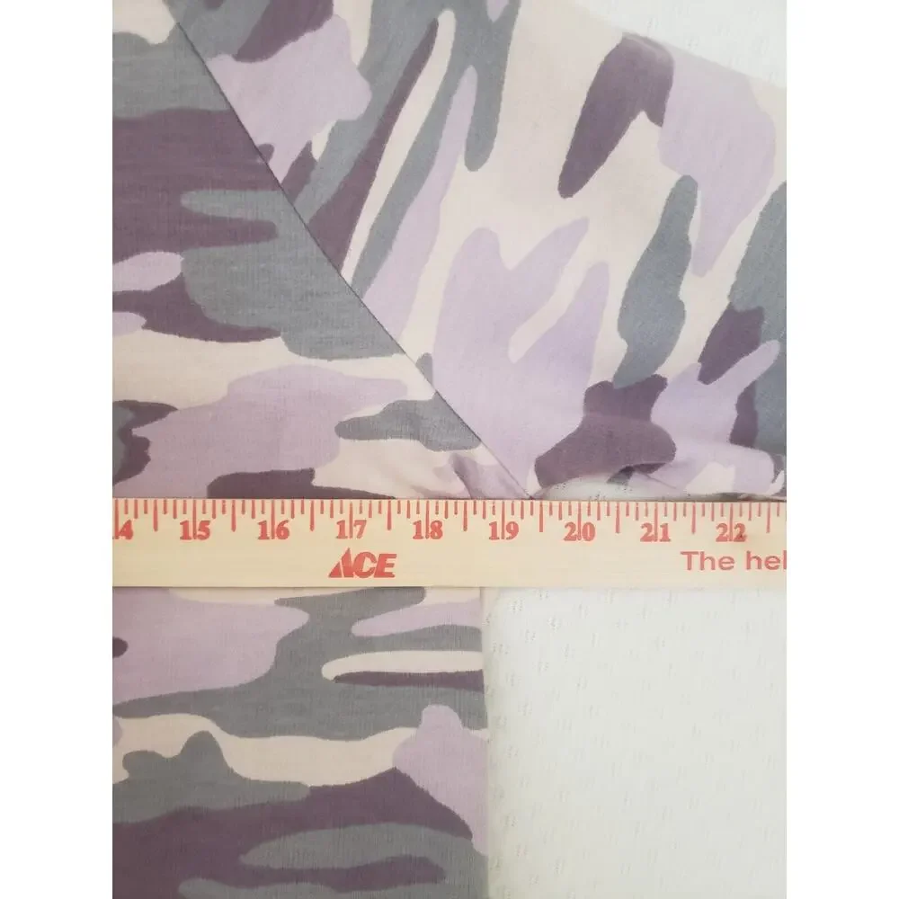 Wild Fable‎ Purple & Gray Camo Crop Raw Hem Hoodie. Size Small - Picture 4 of 11
